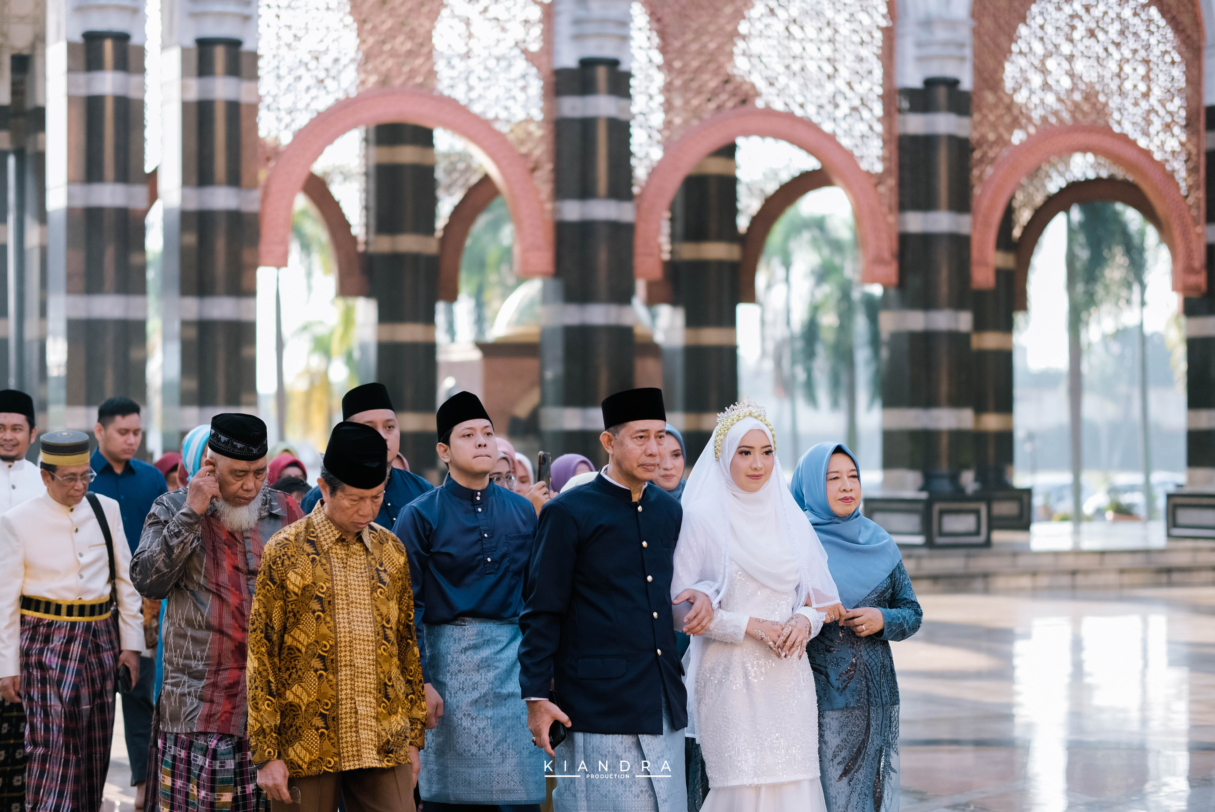 Prosesi siraman mempelai